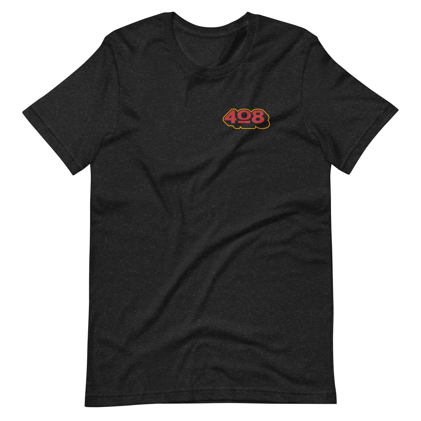 Black short sleeve Solo TRIBE Tee, Front, Christian Apparel
