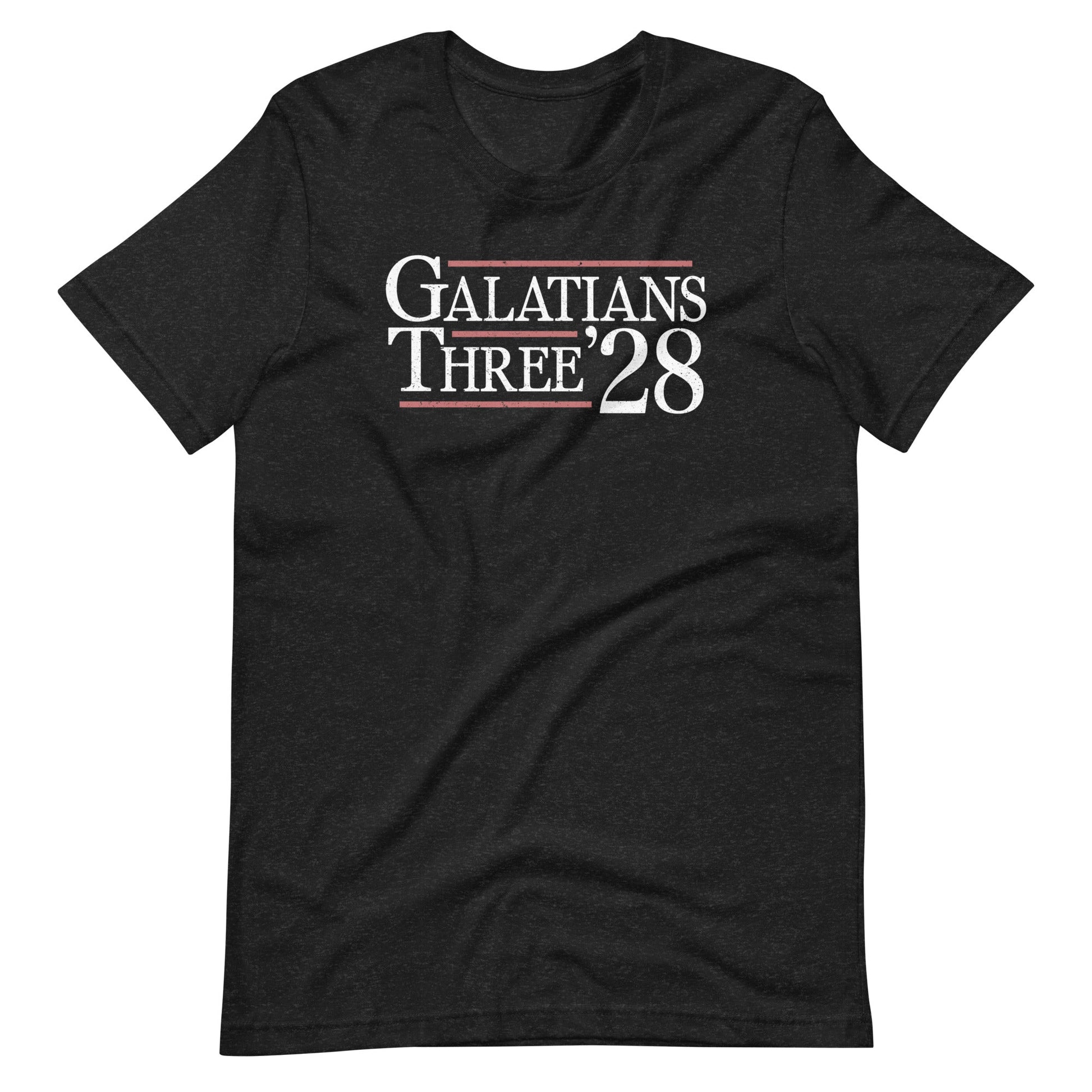 Black short sleeve Tribe '28 Tee, Front, Christian Apparel