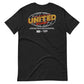 Black short sleeve United Globe Tee, Back, Christian Apparel