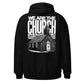 Black The Church Hoodie, Back, Christian Apparel
