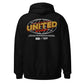 Black United Globe Hoodie, Back, Christian Apparel