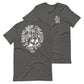 Gray short sleeve Brand New Creation Tee, Front and Back, Christian Apparel