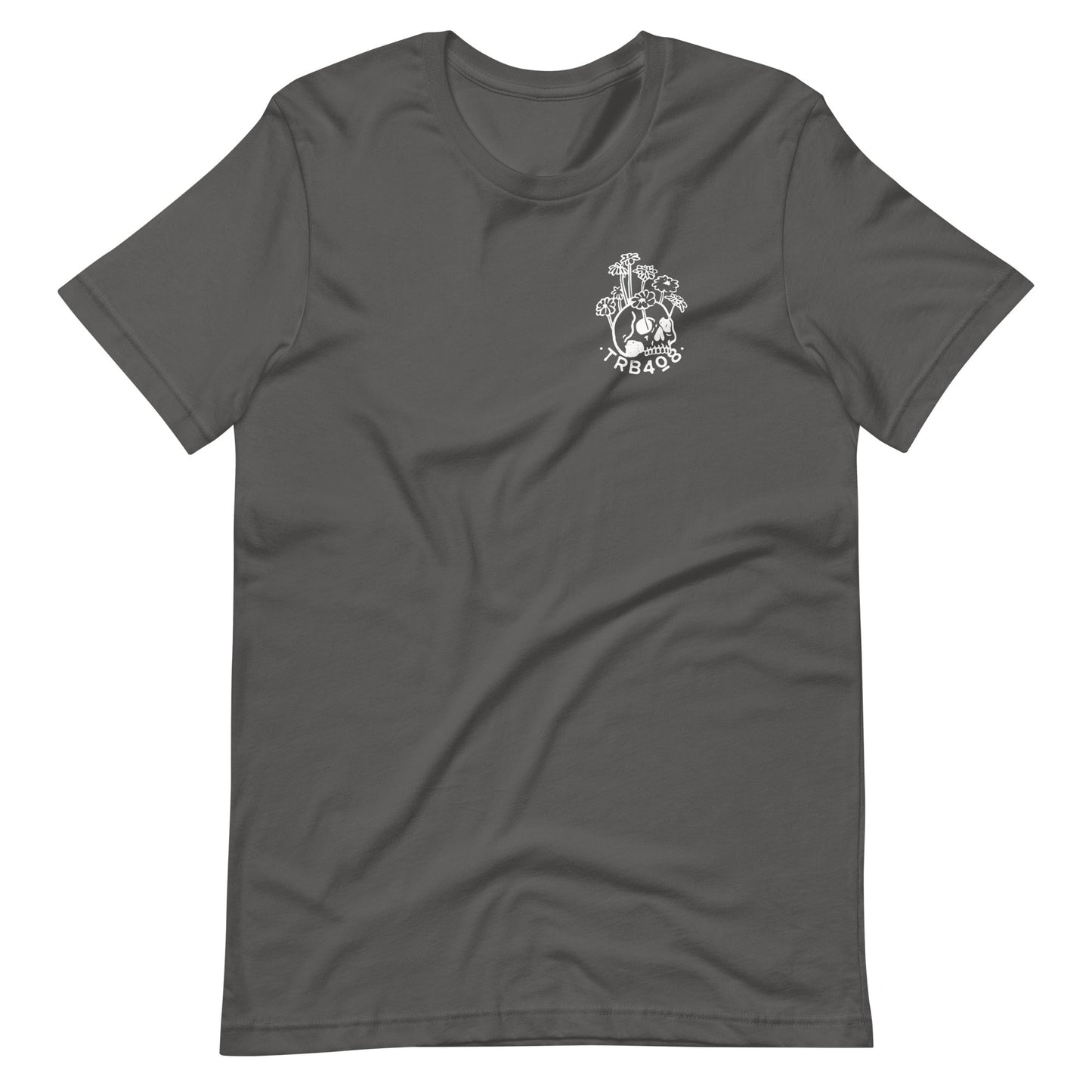 Gray short sleeve Brand New Creation Tee, Front, Christian Apparel