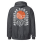 Gray Steadfast & Grateful Hoodie, Back, Christian Apparel