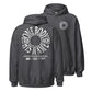 Gray The TRIBE Hoodie, Front and Back, Christian Apparel