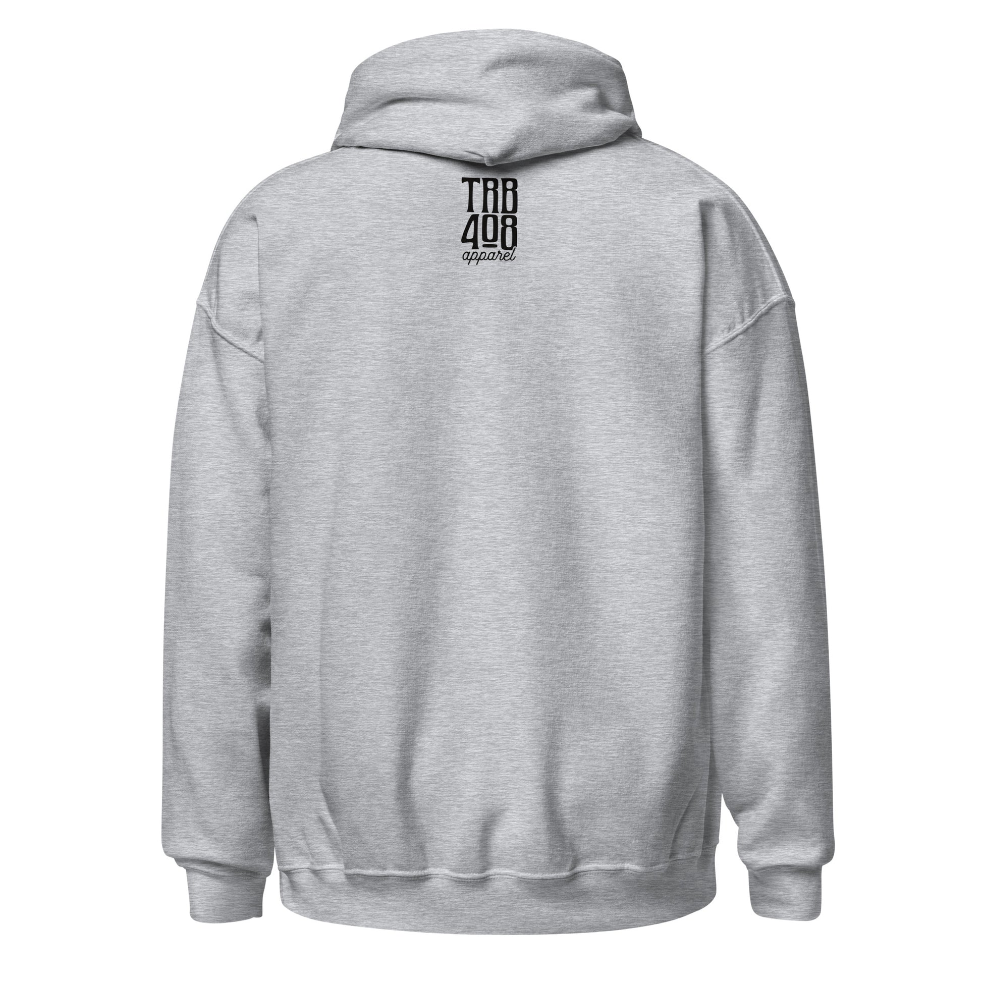 Light Gray His Will Hoodie, Back, Christian Apparel