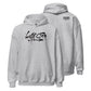 Light Gray Let's Go Hoodie, Front and Back, Christian Apparel