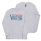 Light Gray long sleeve Tribe '28 Tee, Front and Back, Christian Apparel