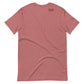 Mauve Dust short sleeve Broken & Beautiful Tee, Back, Christian Apparel