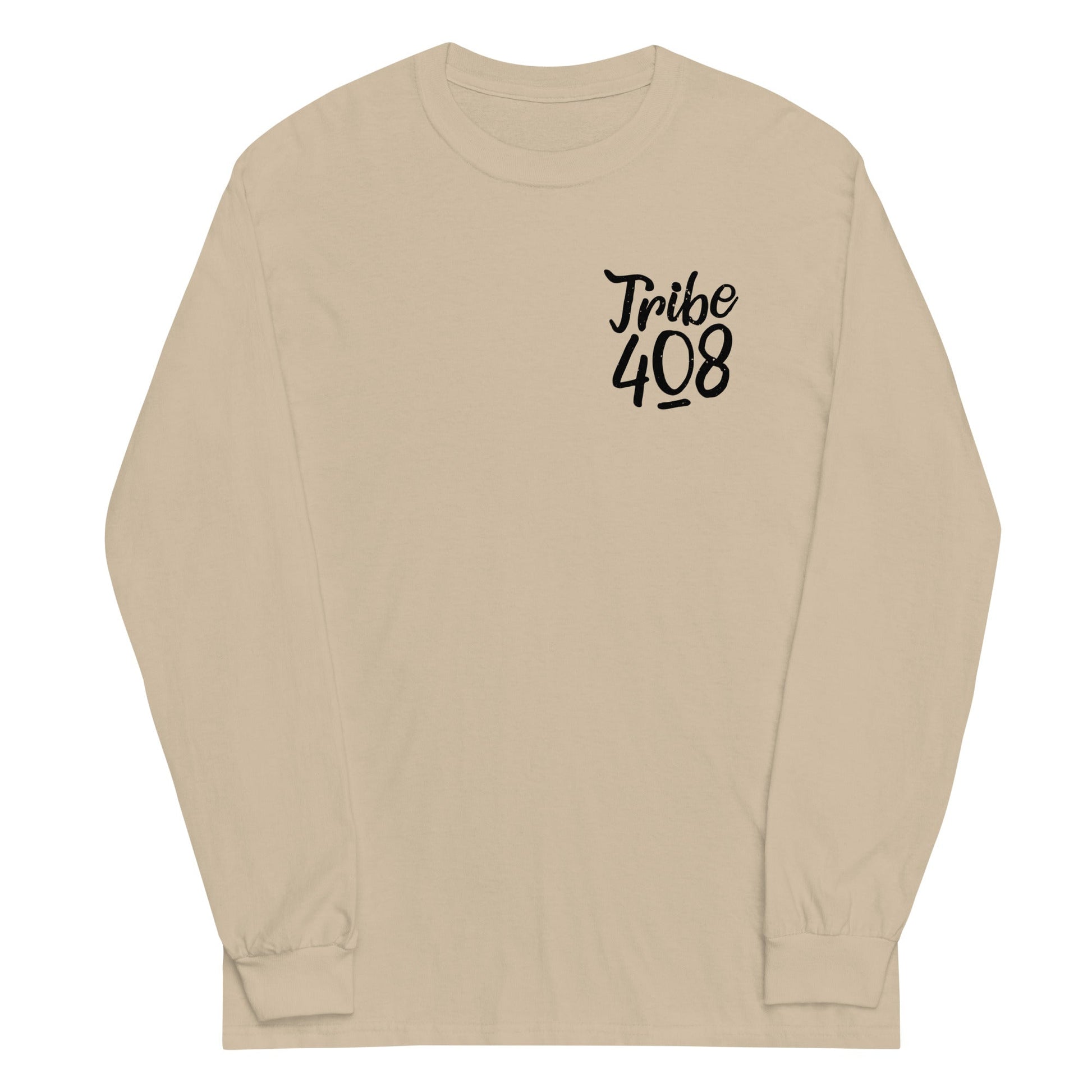 Sand long sleeve One In Jesus Tee, Front, Christian Apparel