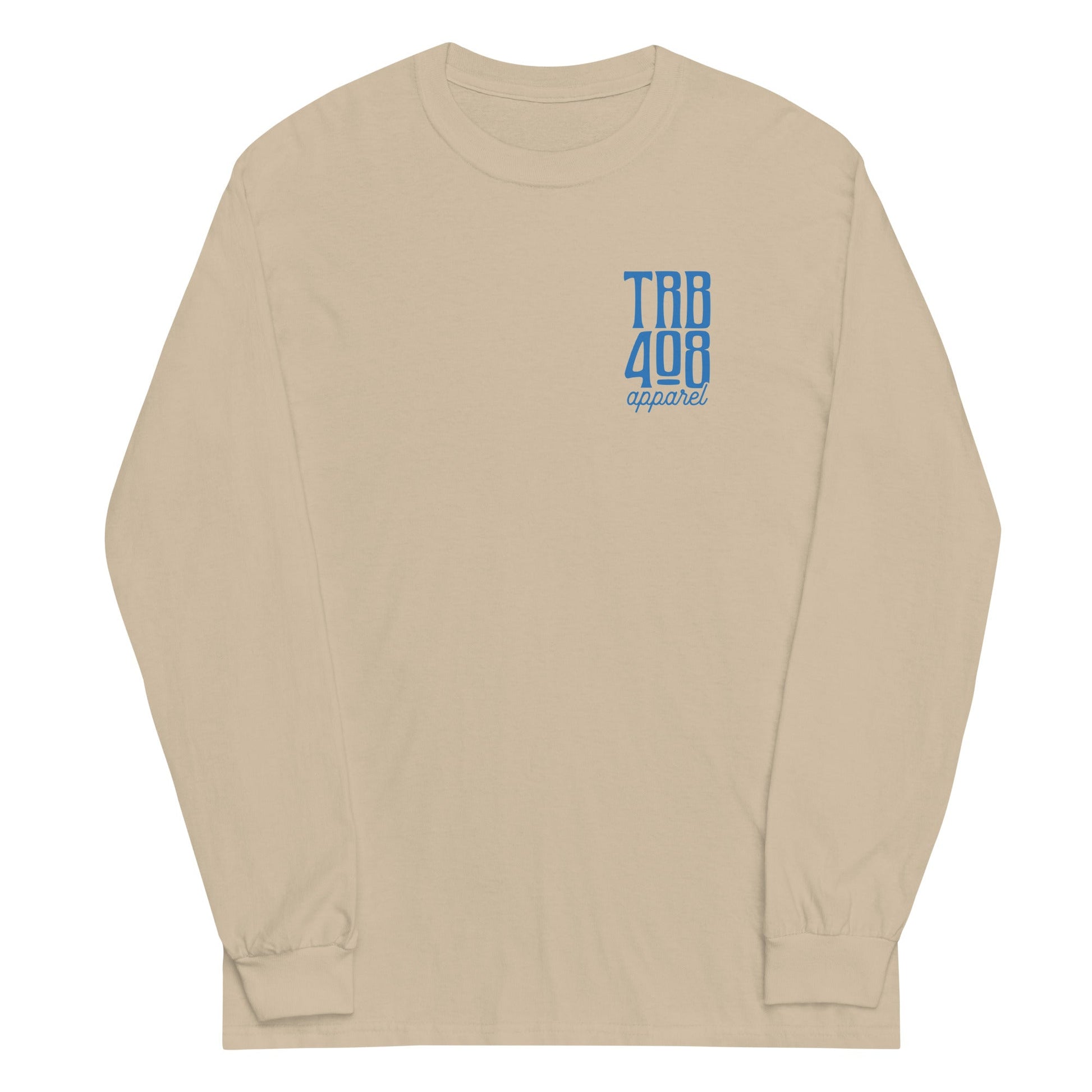 Sand long sleeve The Once For All Tee, Front, Christian Apparel