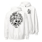 White Brand New Creation Hoodie, Front and Back, Christian Apparel