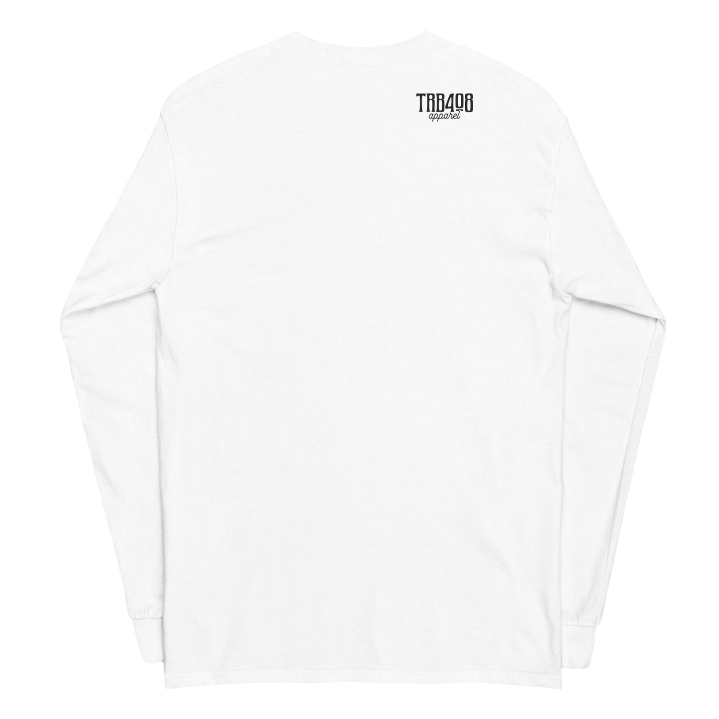 White long sleeve Broken & Beautiful Tee, Back, Christian Apparel