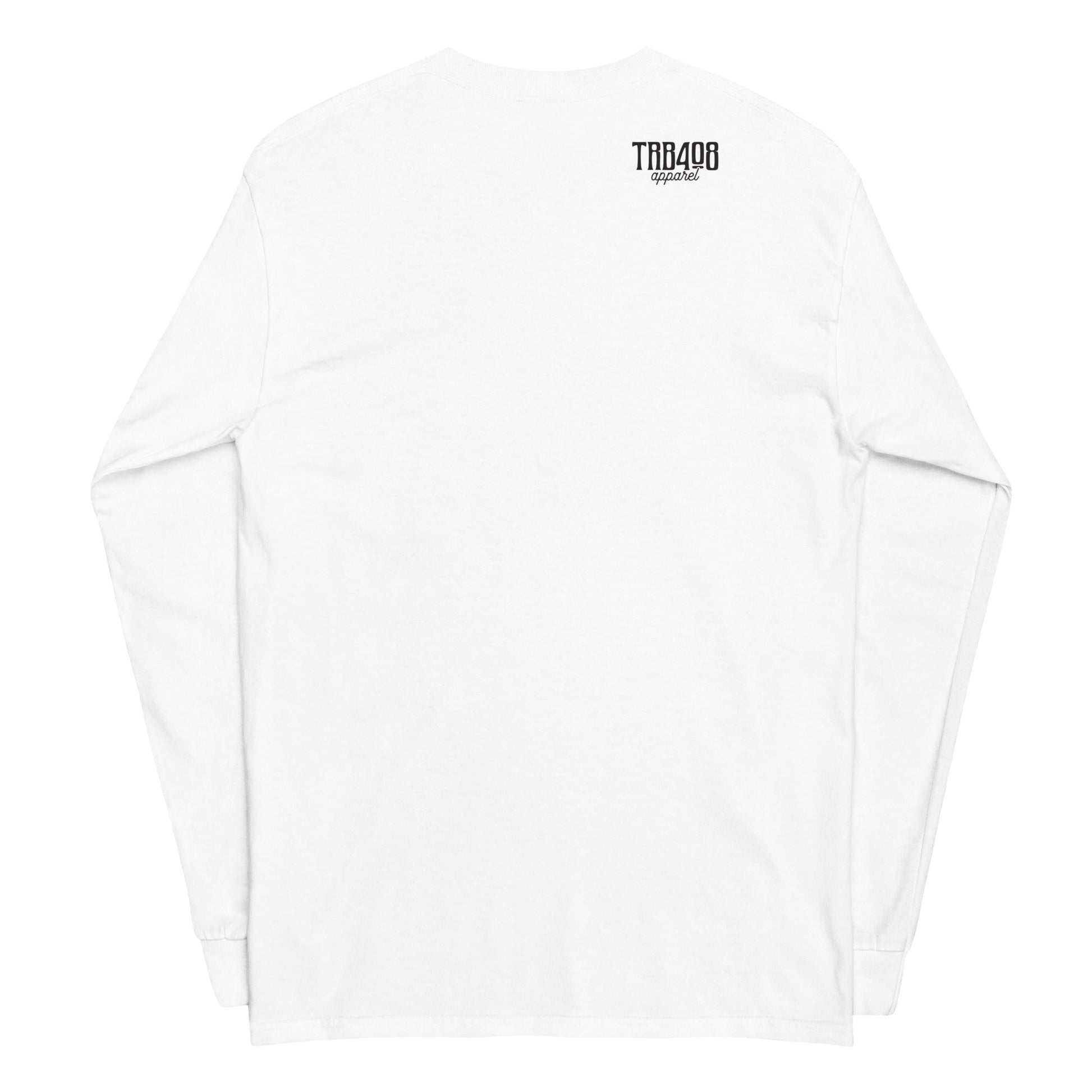 White long sleeve Broken & Beautiful Tee, Back, Christian Apparel