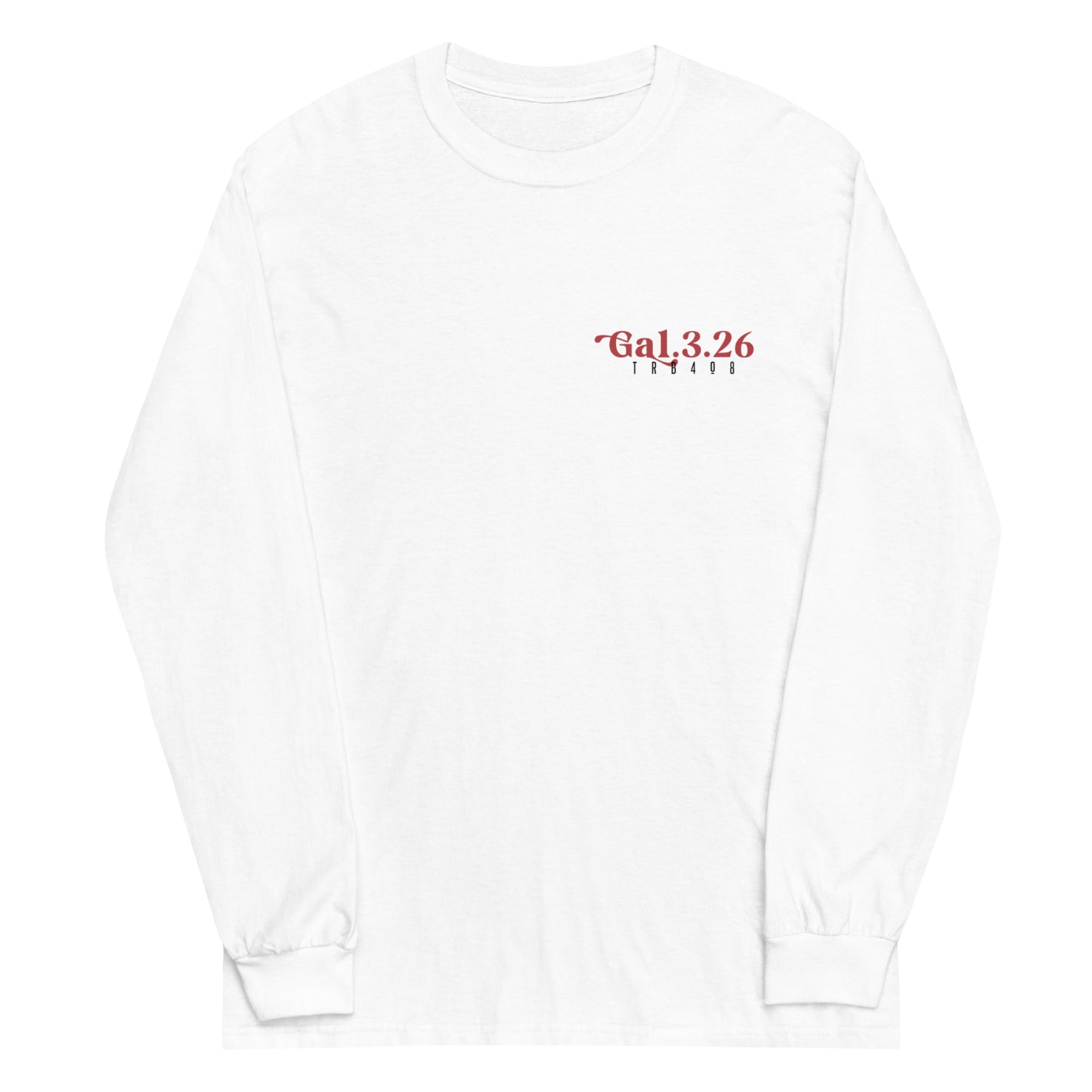 White long sleeve Child Of God Tee, Front, Christian Apparel