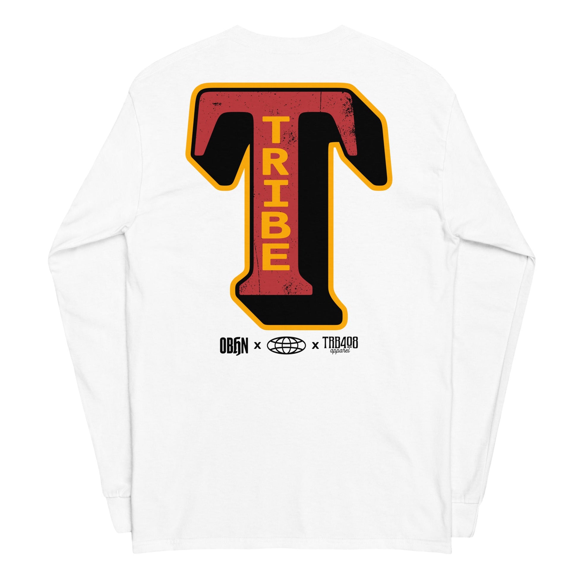 White long sleeve Solo TRIBE Tee, Back, Christian Apparel