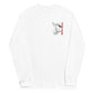 White long sleeve Sparrow & Lily Tee, Front, Christian Apparel