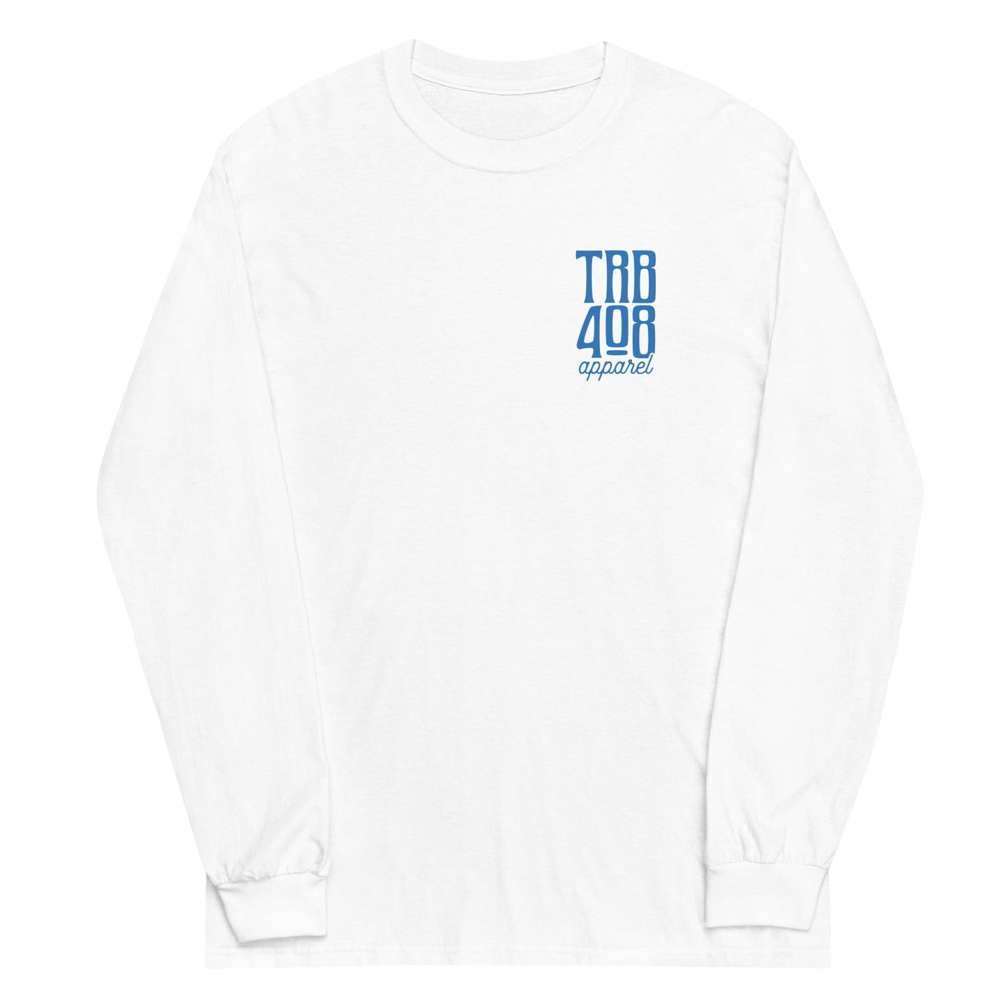 White long sleeve The Once For All Tee, Front, Christian Apparel