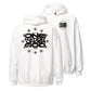 White One Nation Star Ring Hoodie, Front and Back, Christian Apparel