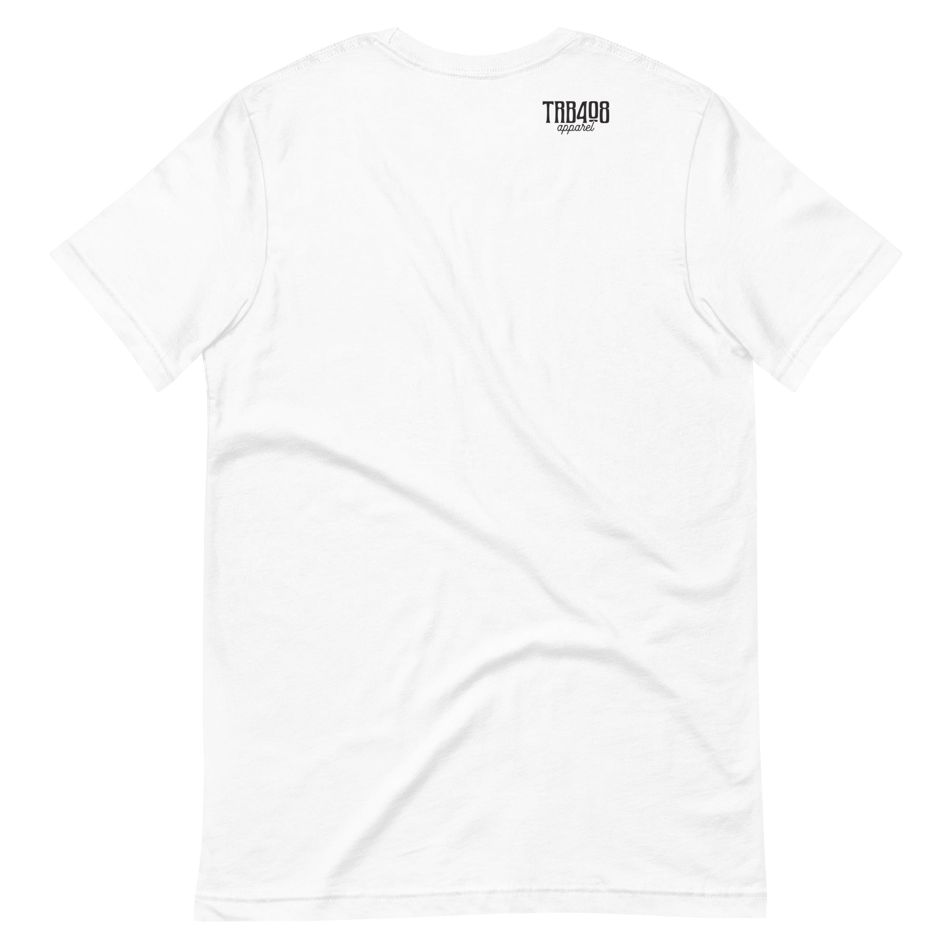 White short sleeve Broken & Beautiful Tee, Back, Christian Apparel