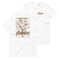 White short sleeve Flawless Rose 2.0 Tee, Front and Back, Christian Apparel
