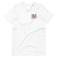 White short sleeve G328 Cross-Out Tee, Front, Christian Apparel