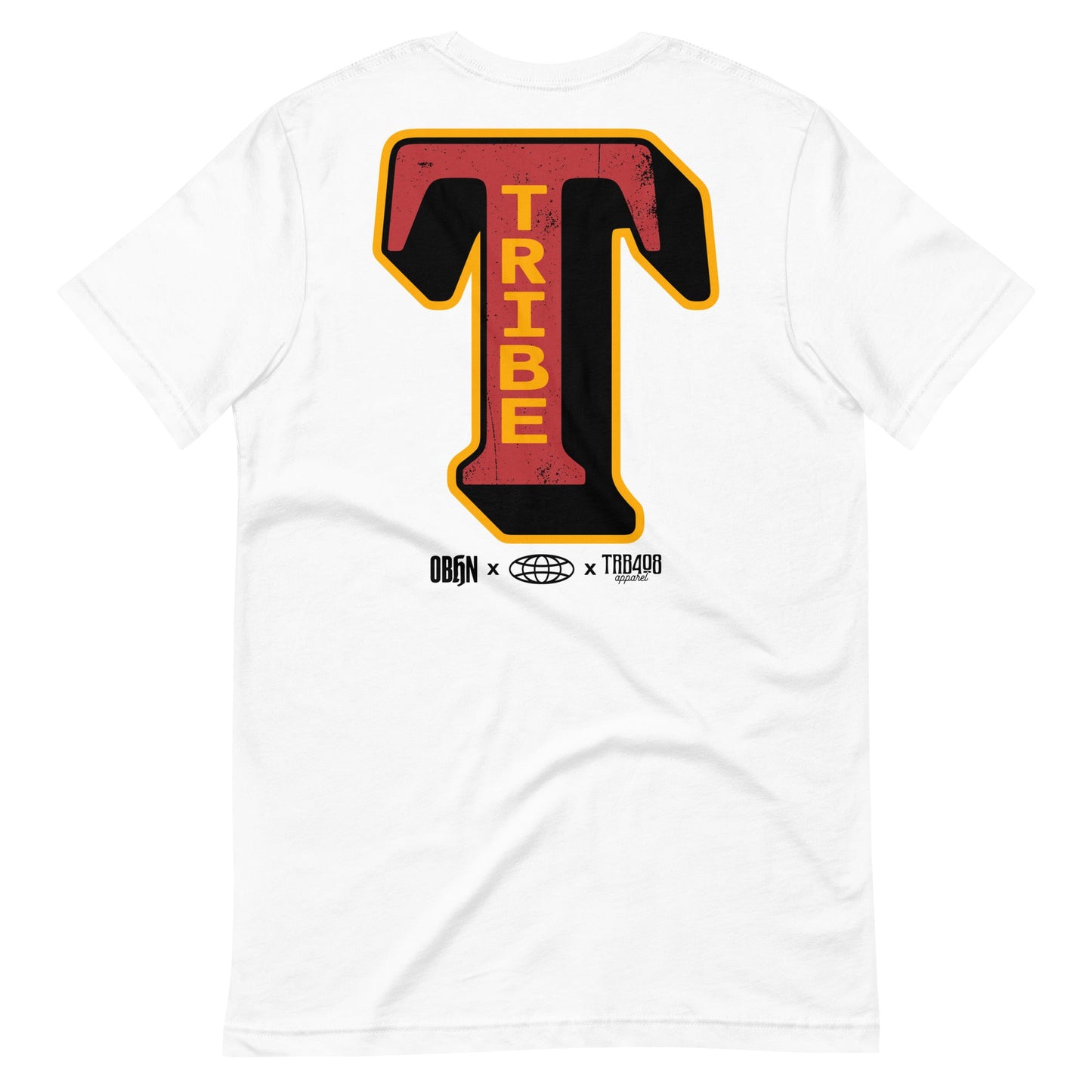 White short sleeve Solo TRIBE Tee, Back, Christian Apparel