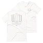 White short sleeve Tall UNTD Tee, Front and Back, Christian Apparel