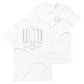 White short sleeve The Tall UNTD Tee, Front and Back, Christian Apparel