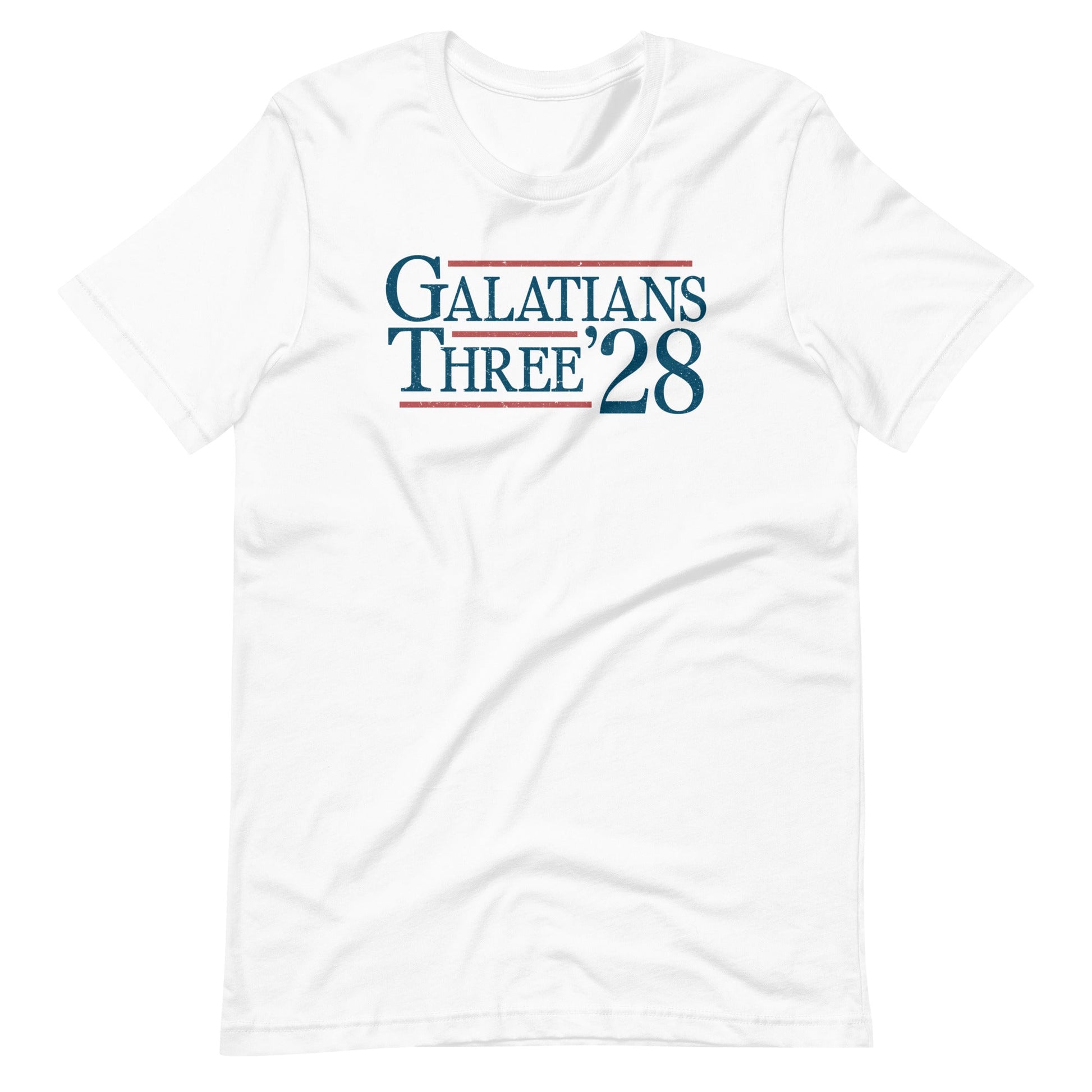 White short sleeve Tribe '28 Tee, Front, Christian Apparel