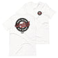White short sleeve United Retro Ring Tee, Front and Back, Christian Apparel