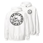 White Skeleton Crew Hoodie, Front and Back, Christian Apparel