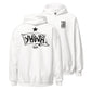 White YHWH Flag Hoodie, Front and Back, Christian Apparel