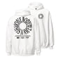 White The TRIBE Hoodie, Front and Back, Christian Apparel